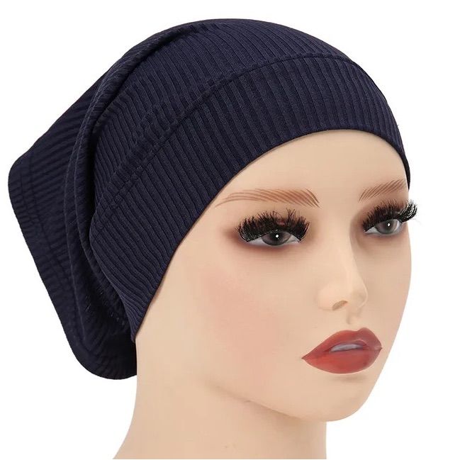 Jersey ribbed hijab underscarf hijab bonnet tube hijab cap dreadlock