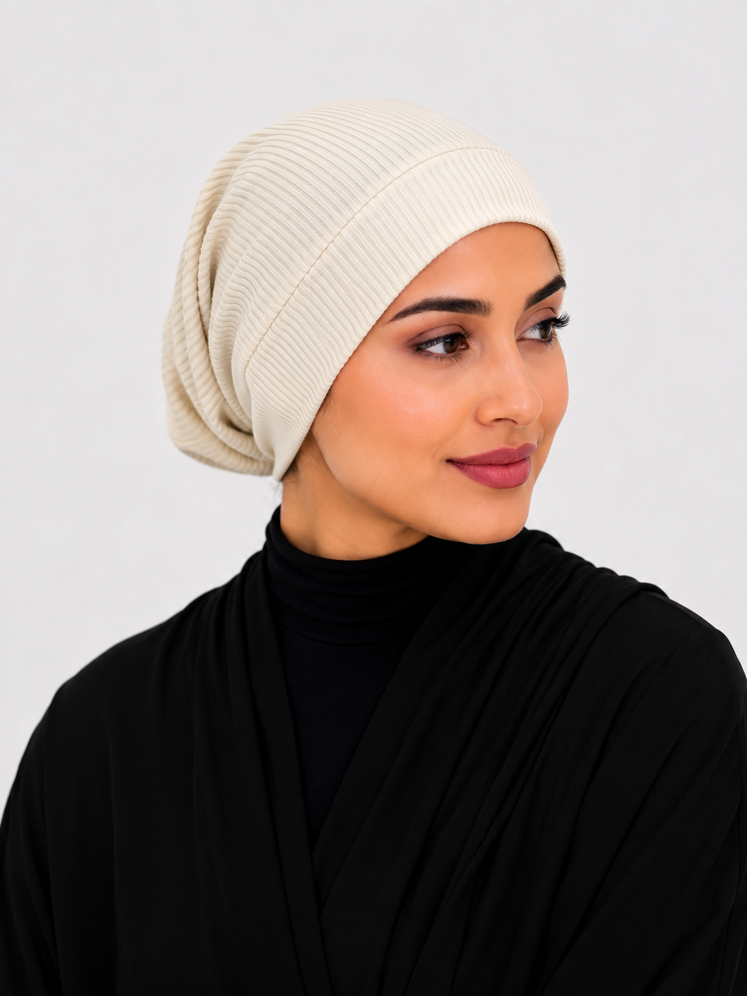 Lemon Jersey Ribbec Hijab tube cap