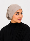 Pale grey Jersey tube cap