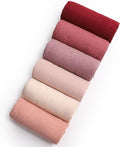 Premium Cotton Crinkle Combo -(6 Set) easy styling lightweight and non-slip these hijabs