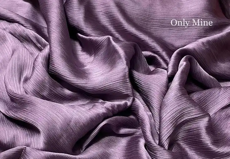 Muna Satin Maroon Pista Purple