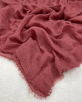 Cotton Crinkle -Brick Pink
