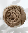 Cotton Crinkle -Camel Beige