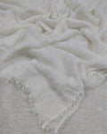 Cotton Crinkle -White