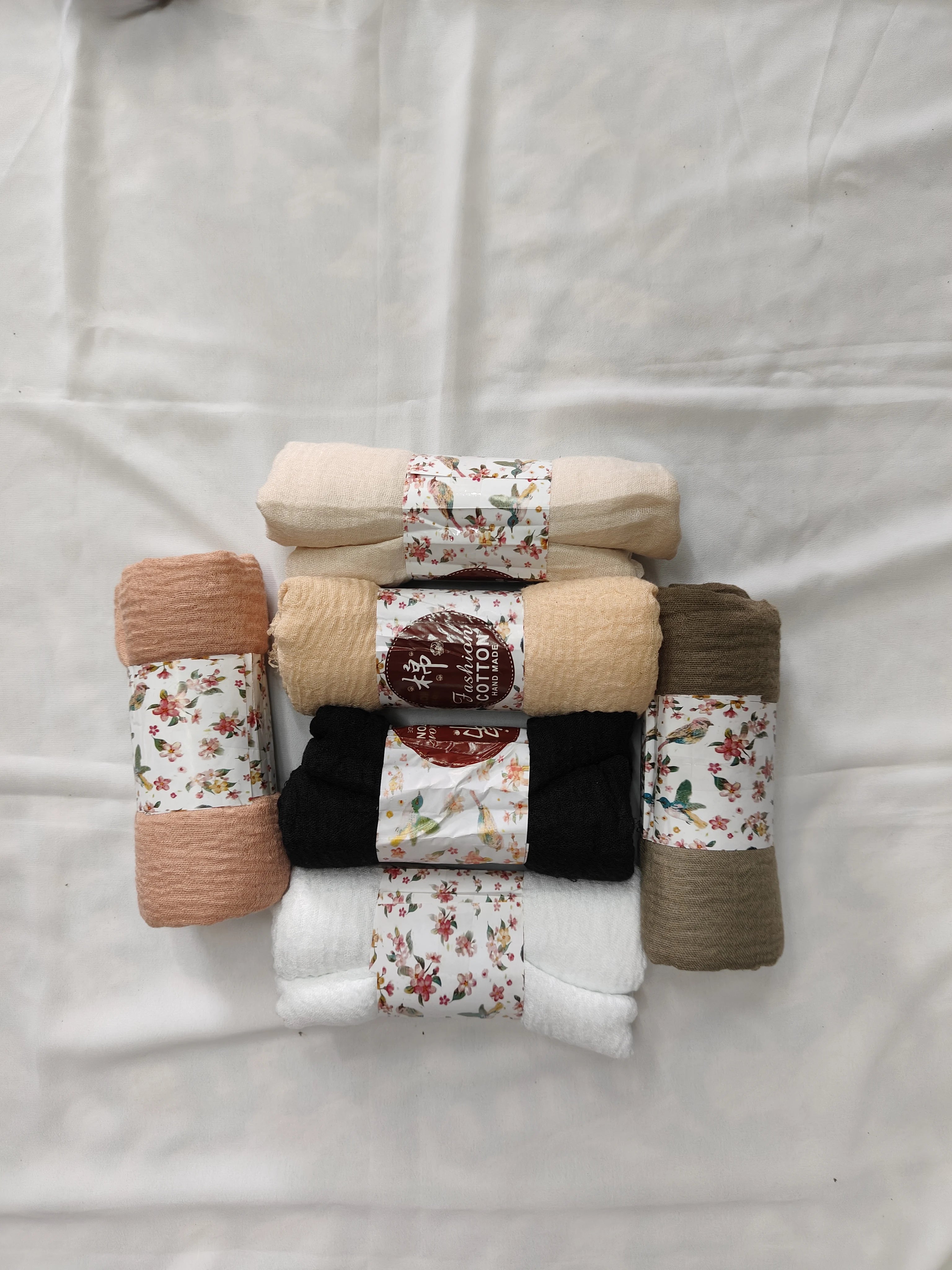 Cotton Crinkle Combo -(6 Set)