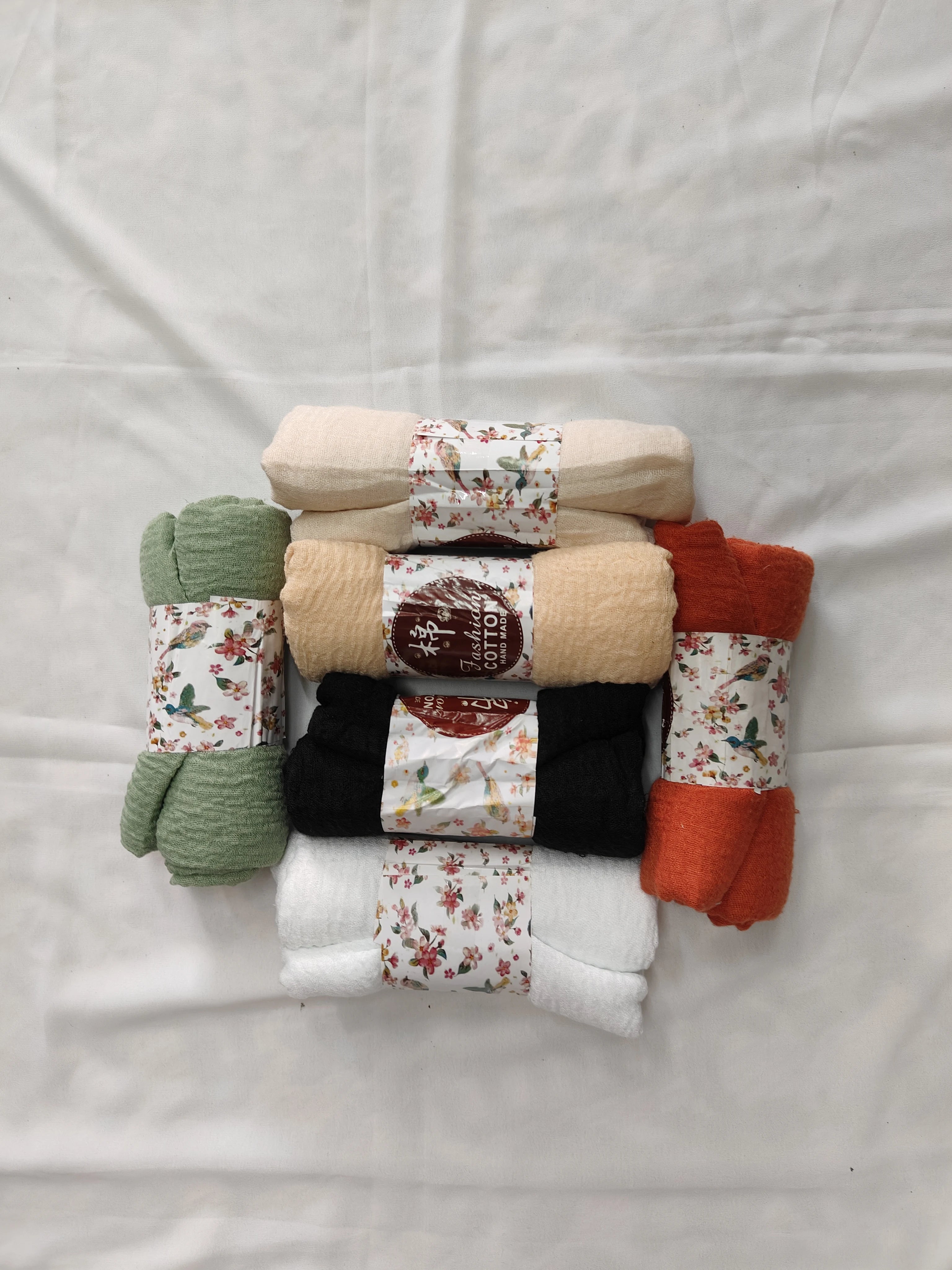 Cotton Crinkle Combo -(6 Set)