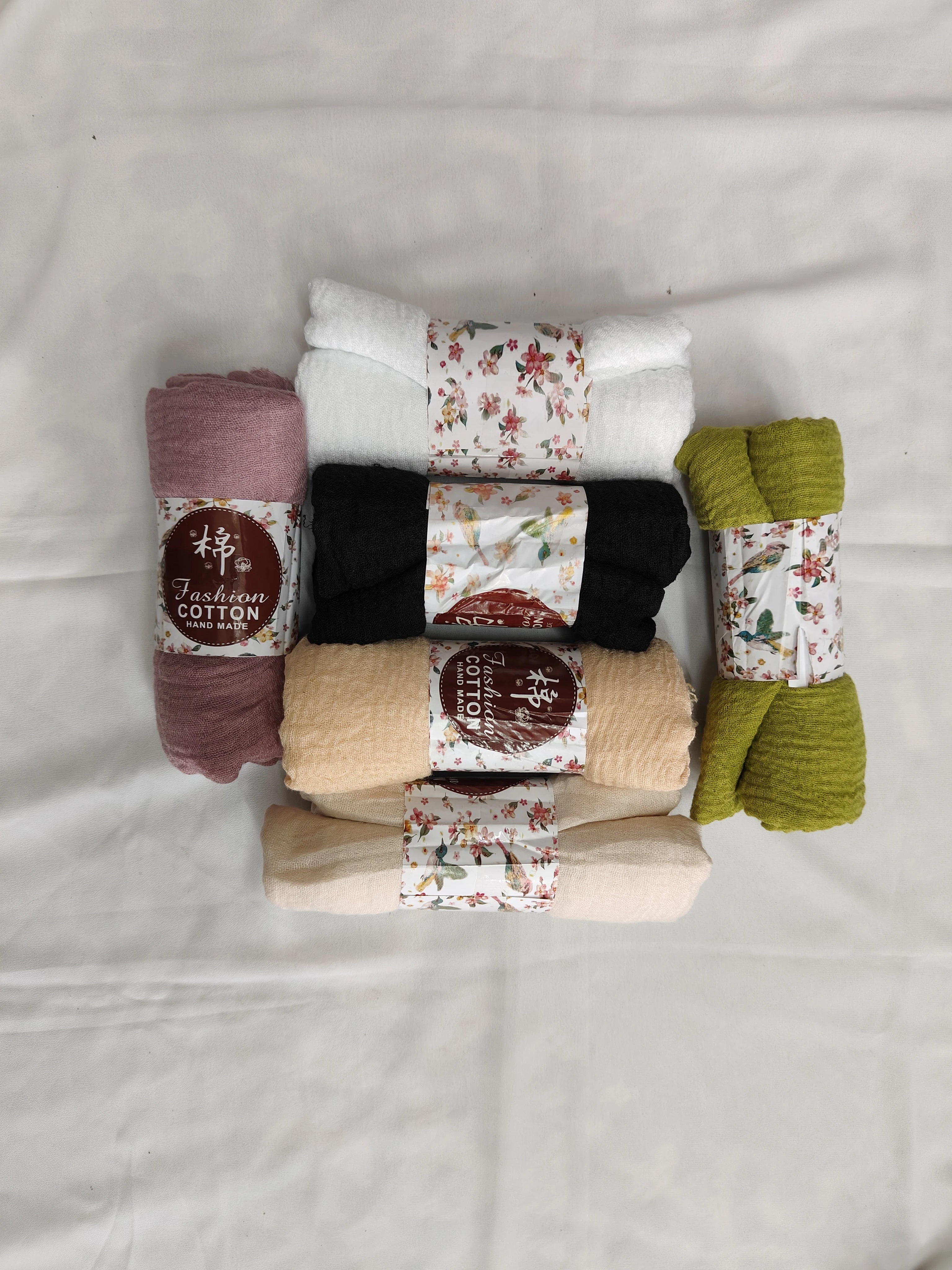 Cotton Crinkle Combo -(6 Set)