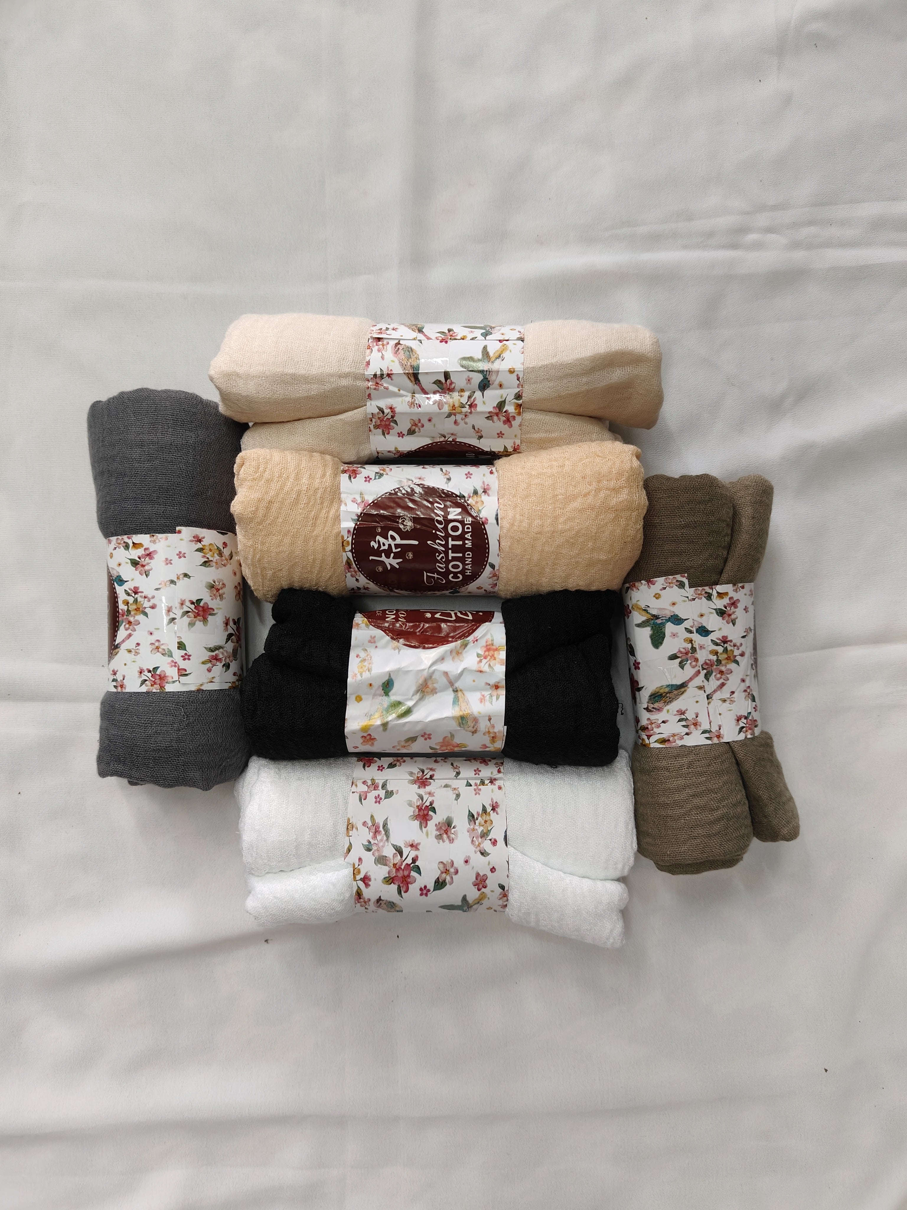 Cotton Crinkle Combo -(6 Set)