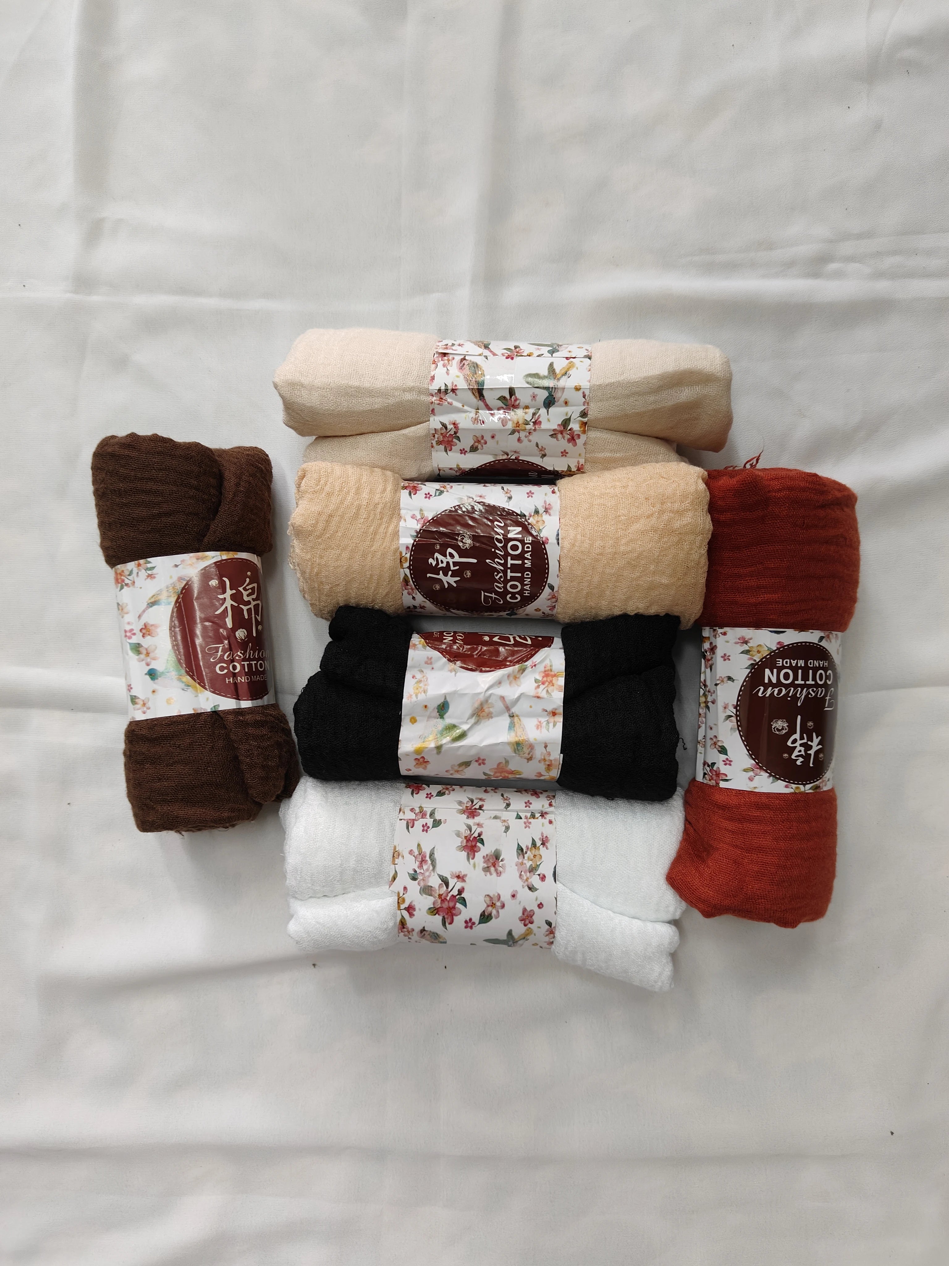 Cotton Crinkle Combo -(6 Set)