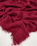 Cotton Crinkle Red