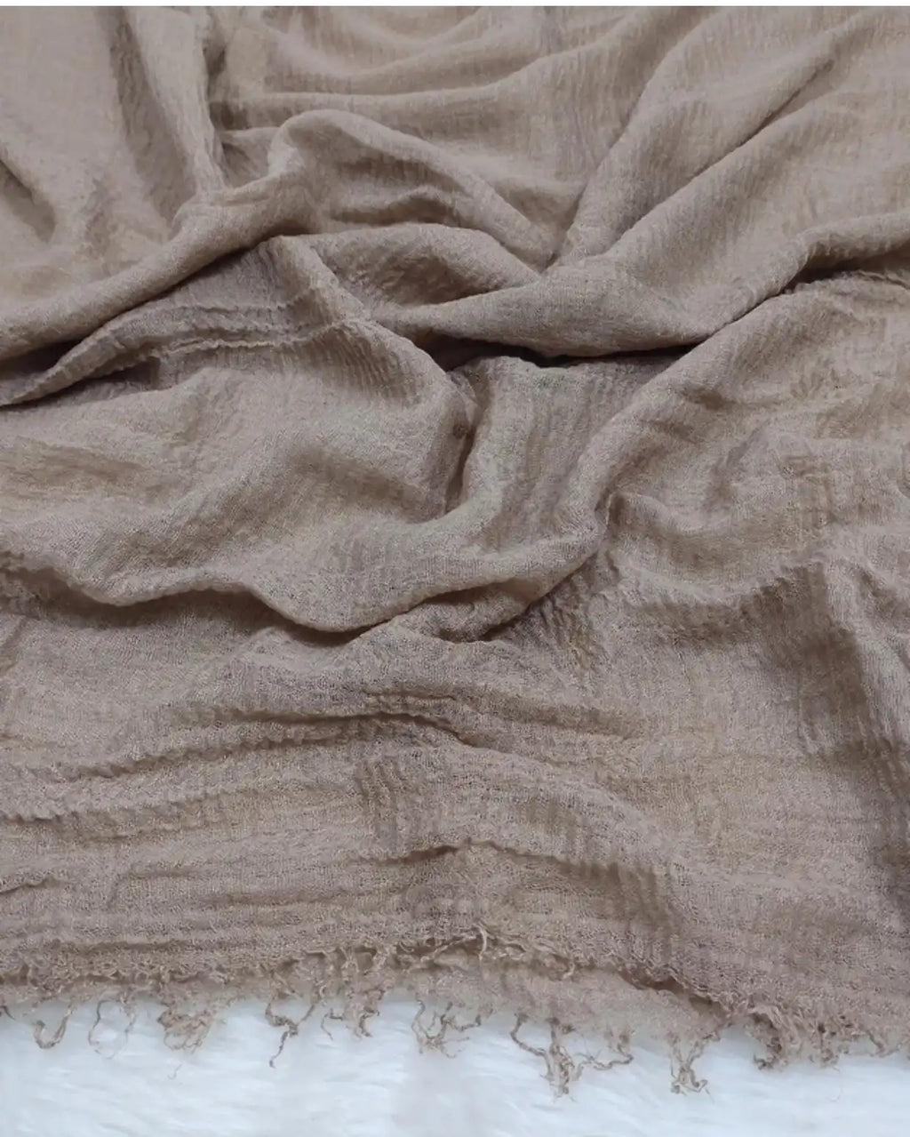Cotton Crinkle beige