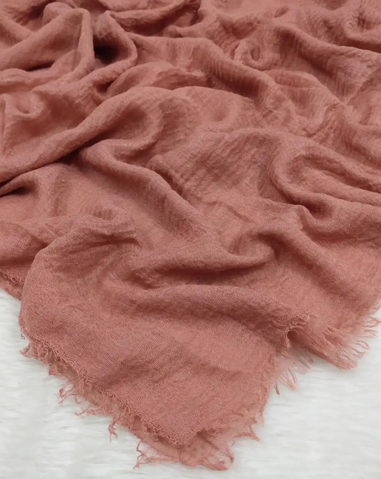 Cotton Crinkle Rose Gold