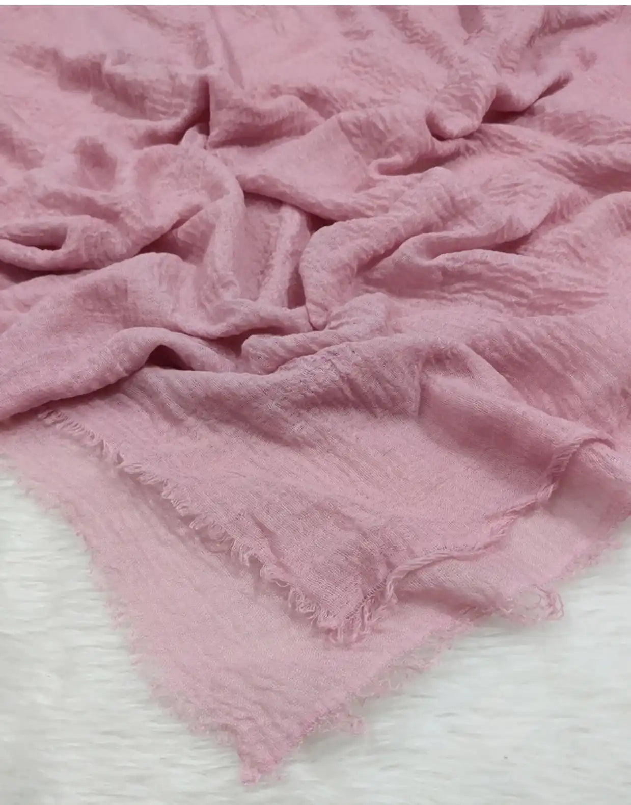 Cotton Crinkle Baby Pink