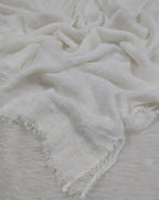 Cotton Crinkle Sky White