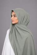 Modal Cotton Hijab | Sage Green | 2 Meter