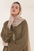1017 Khaki Georgette Hijab