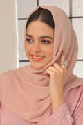 1047 Amazon Brown Georgette Chiffon Hijab