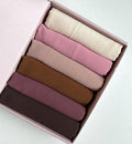 Georgette Hijab Box - Raspberry Creme
