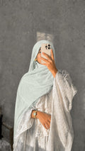 Ice Blue Premium Georgette Hijab