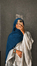 Royal Blue Premium Georgette Hijab