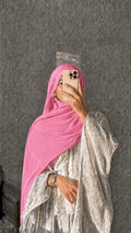Bubblegum Pink Premium Georgette Hijab