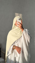Vanilla Cream Premium Georgette Hijab