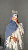 Slate Blue Premium Georgette Hijab