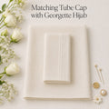 Premium Matching Georgette Hijab with Same Colour Tube Cap