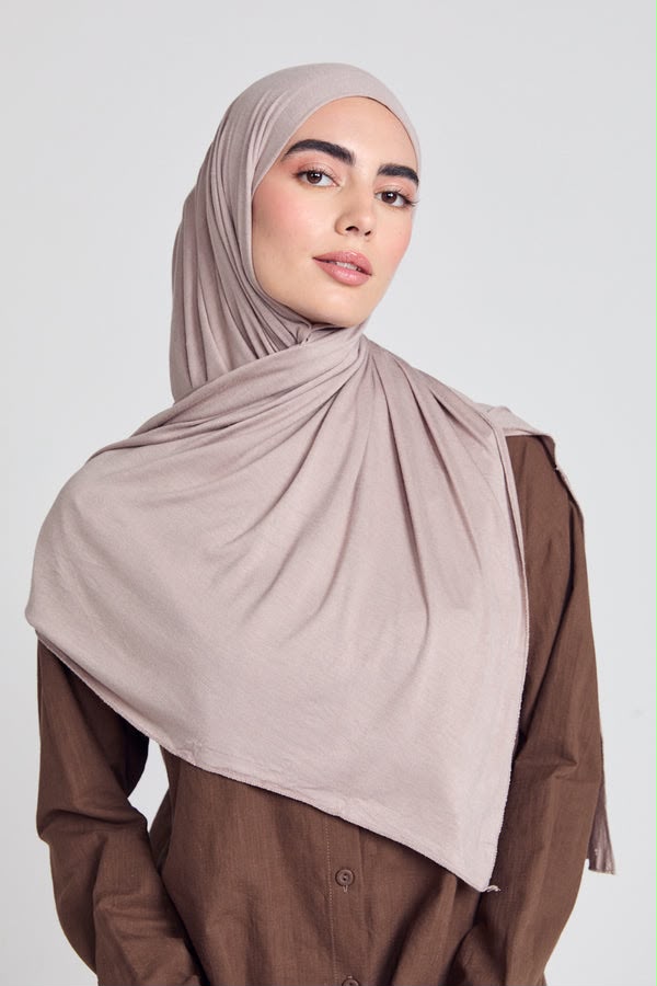 PREMIUM DESERT TAUPE JERSEY HIJAB