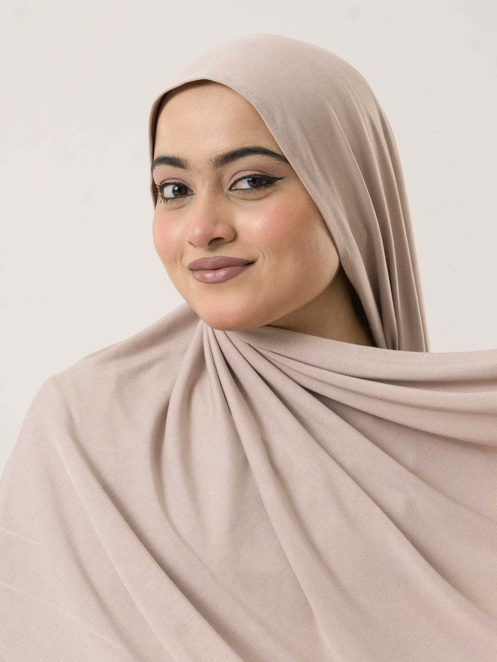 Premium Jersey Hijab - Clay