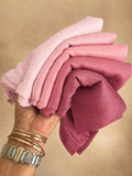 Premium Muna Satin Hijab combo pack of 5 – Soft & Elegant Plain Satin Scarf