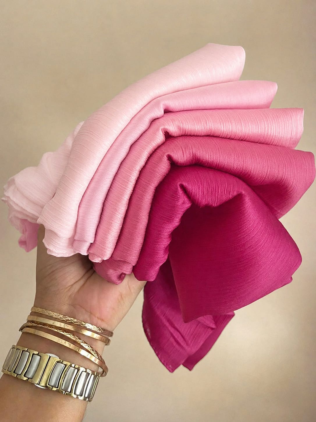 Premium Muna Satin Hijab – Soft & Elegant Plain Satin Scarf