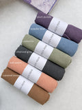 Premium Georgette Hijab – Pack of 6 Elegant Shades