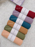 Premium Georgette Hijab – Pack of 6 Elegant Shades