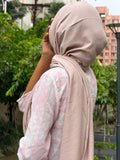 Premium Modal Cotton Hijab | cream colour| 2 Meter