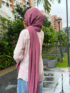 Modal Cotton Hijab | light mauve | 2 Meter