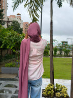 Modal Cotton Hijab | light mauve | 2 Meter