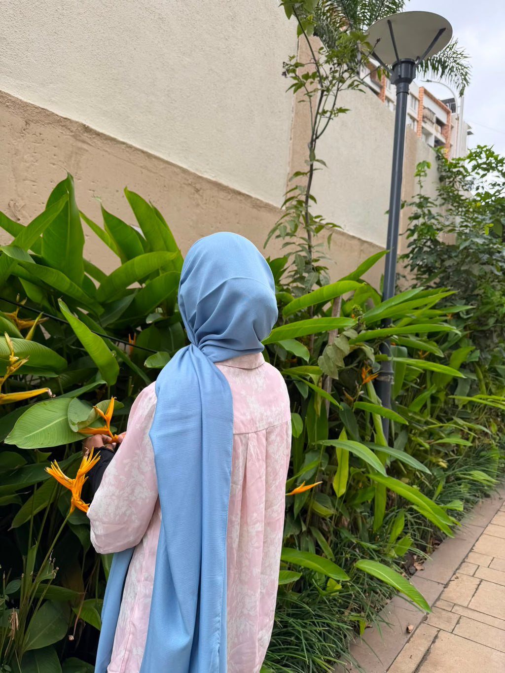 Modal Cotton Hijab | Dark denim colour| 2 Meter