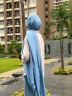 Modal Cotton Hijab | Dark denim colour| 2 Meter