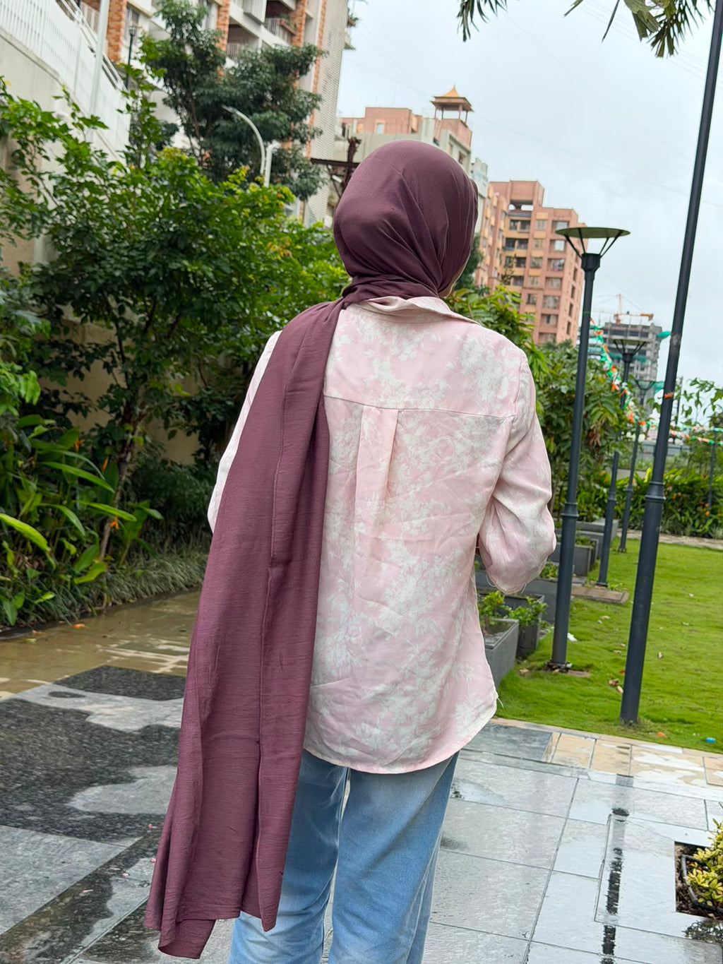Modal Cotton Hijab | Chocolate Brown | 2 Meter
