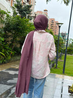 Modal Cotton Hijab | Chocolate Brown | 2 Meter