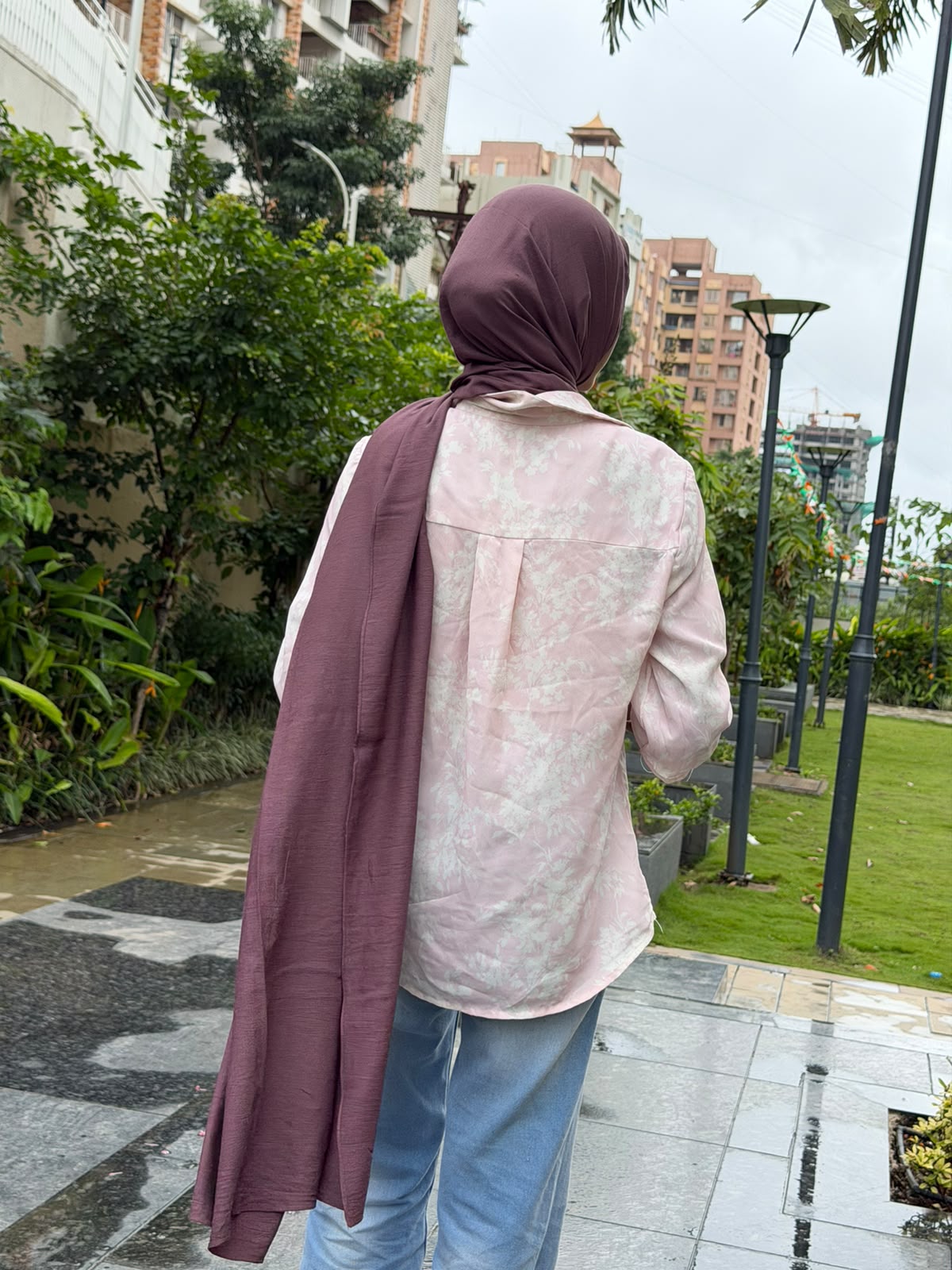 Modal Cotton Hijab | Chocolate Brown | 2 Meter