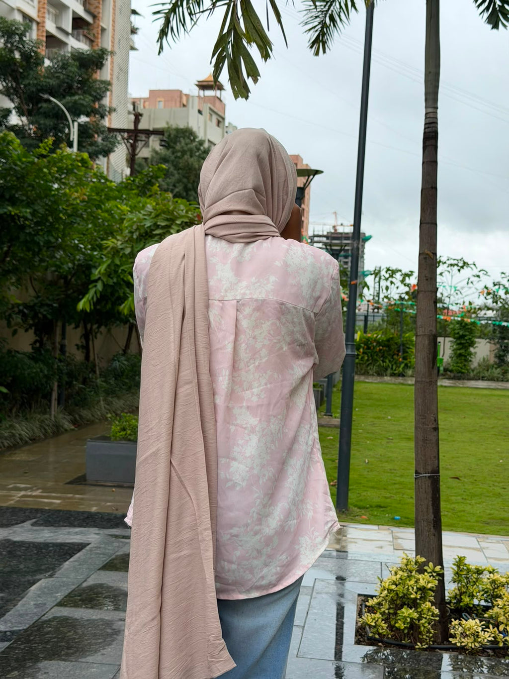Premium Modal Cotton Hijab | cream colour| 2 Meter