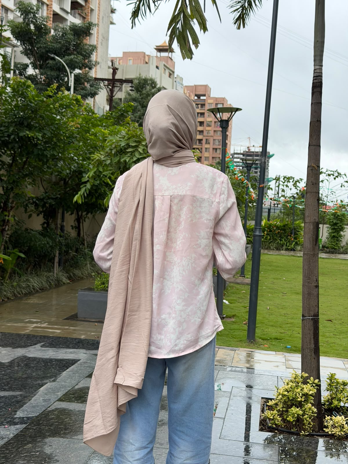 Premium Modal Cotton Hijab | cream colour| 2 Meter