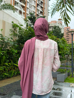 Modal Cotton Hijab | light mauve | 2 Meter