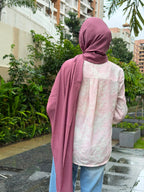 Modal Cotton Hijab | light mauve | 2 Meter