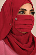 Premium Hijab Friendly Mask hand work
