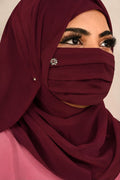 Premium Hijab Friendly Mask hand work