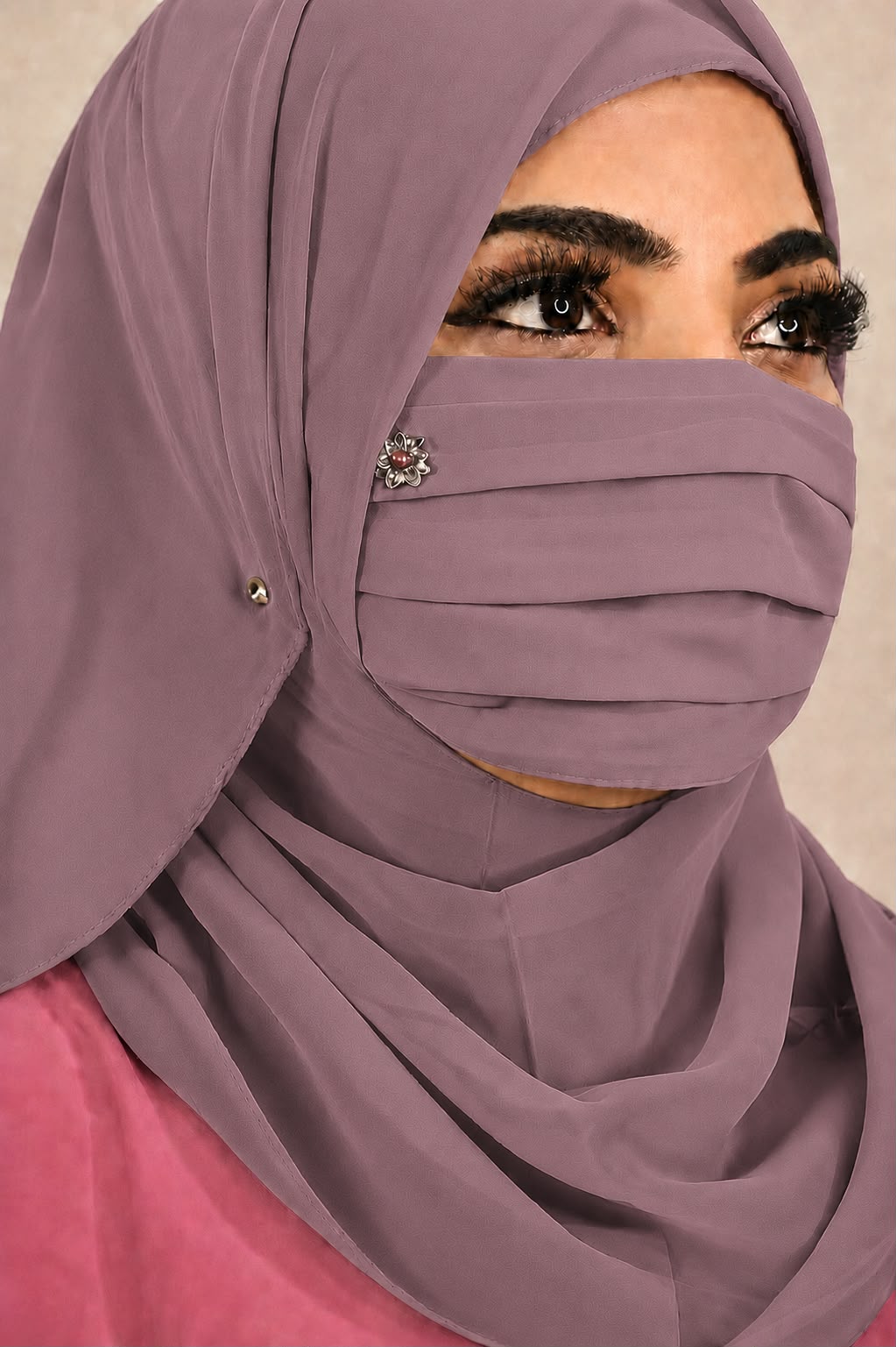 Premium Hijab Friendly Mask hand work