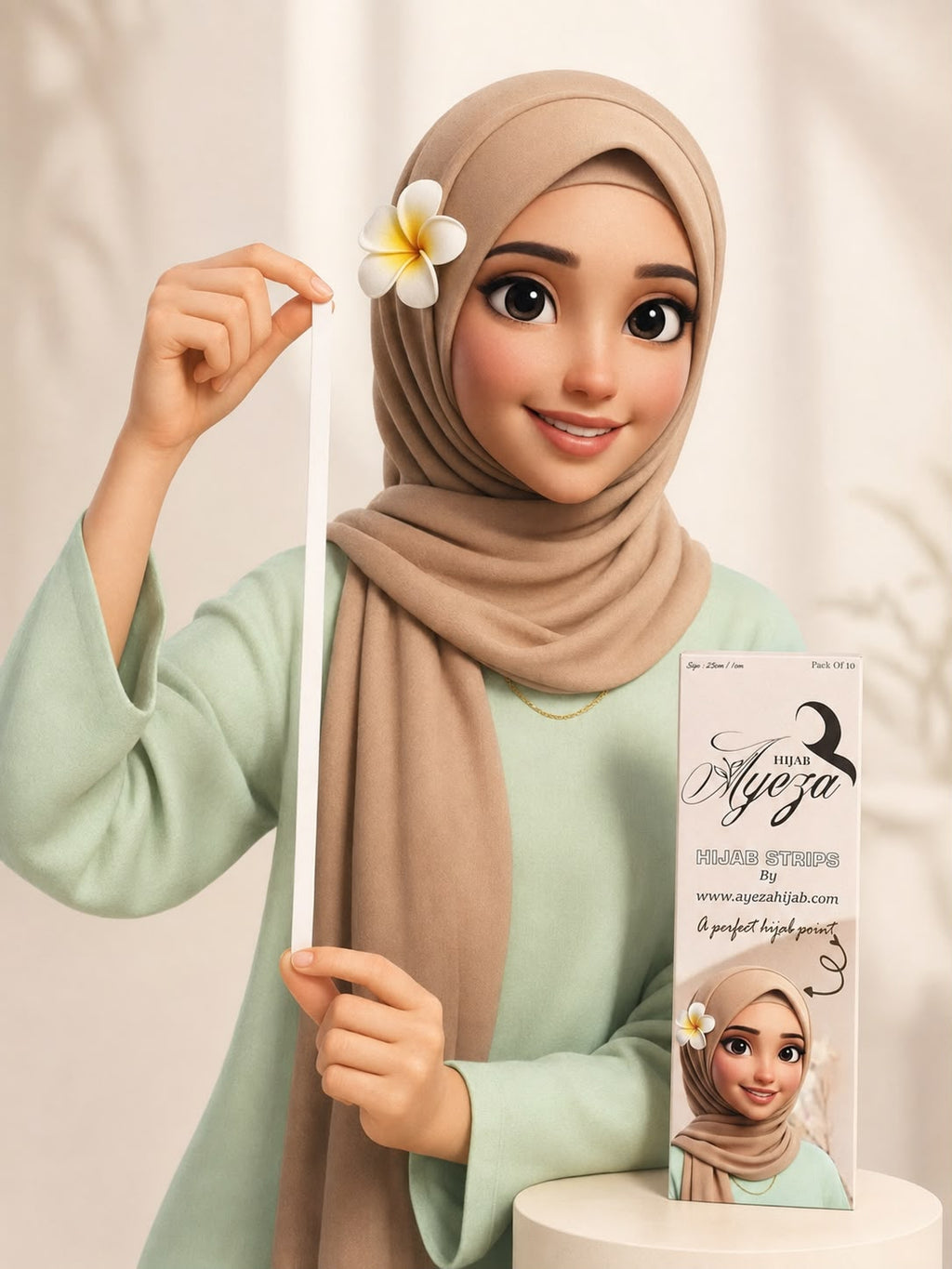 Hijab Shaper Tape| Hijab Strips| Stick On Hijab Tape